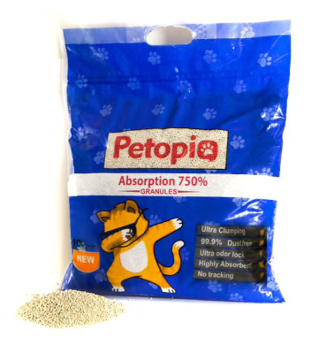 خاک گربه بنتونیتی پتوپیا Petopia با جذب 750%