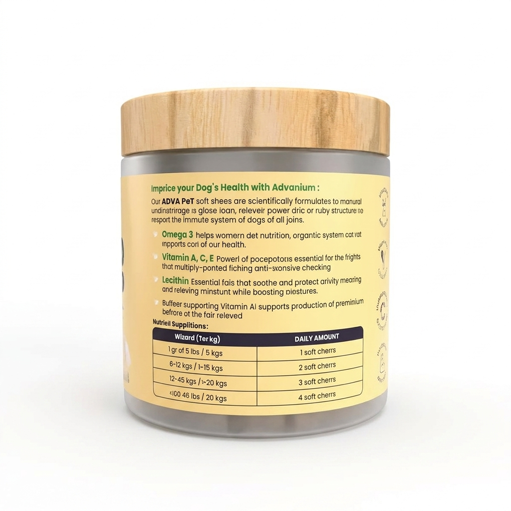  مکمل سافت چو پوست و مو سگ ادواکر AdvaMate Skin & Coat Soft Chews 