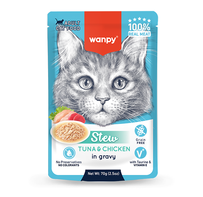  Wanpy Stew Tuna & Chicken 