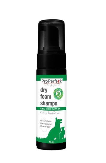 فوم شامپو آلوئه‌ورا پروپرفک مخصوص سگ و گربه 200 میلی‌لیتر (Pro Perfeck Aloe Vera Foam Shampoo)