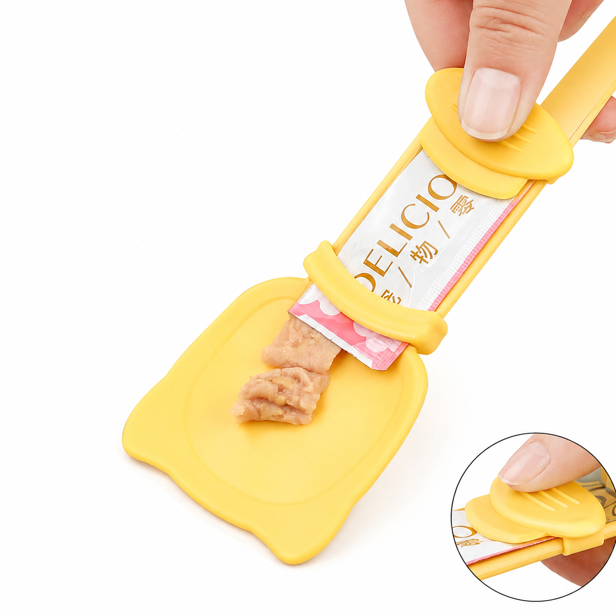  قاشق تغذیه و تشویقی گربه مدل Churu Treat Feeding Spoon 