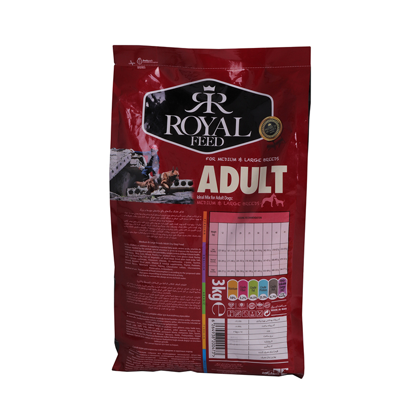  غذای خشک رویال فید سگ بالغ نژاد متوسط و بزرگ Royal Feed Adult Medium & Large Breed Dog Food 