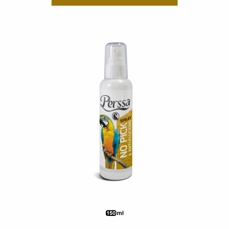 اسپری ضد پرکنی پرندگان زینتی پرسا (Perssa No Pick Spray) 150 میلی‌لیتر