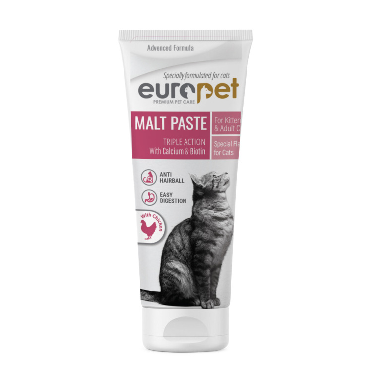 خمیر مالت گربه یوروپت با طعم مرغ Europet Malt Chicken Paste