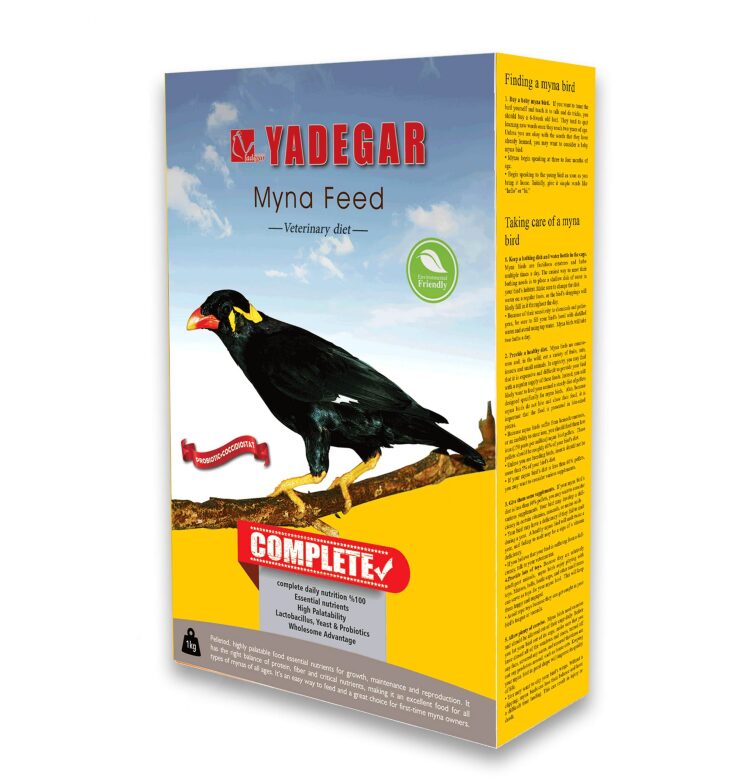 خوراک کامل مرغ مینا یادگار Yadegar Complete Myna Feed