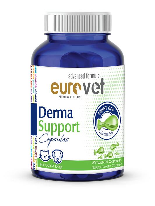 کپسول Derma Support یوروپت مخصوص سگ و گربه (Europet Derma Support Capsules)