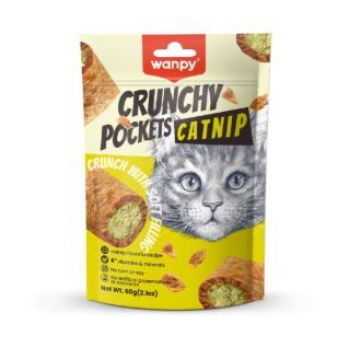 تشویقی گربه ونپی مدل Crunchy Pockets Catnip & Chicken