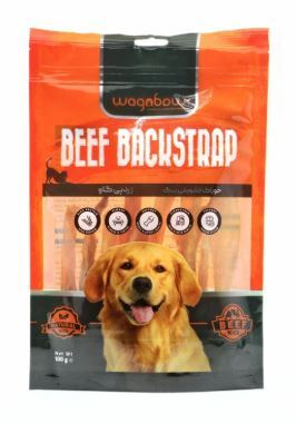 تشویقی سگ واگ اند بو مدل Beef Backstrap