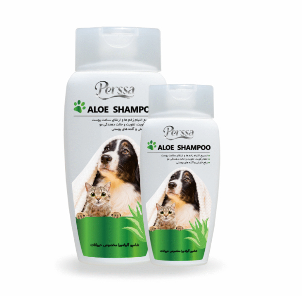شامپو آلوئه‌ورا پرسا مخصوص سگ و گربه (Perssa Aloe Shampoo)