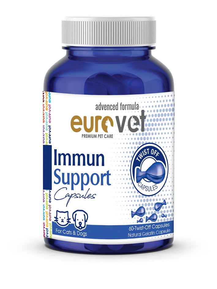 کپسول Immun Support یوروپت مخصوص سگ و گربه (Europet Immun Support Capsules)