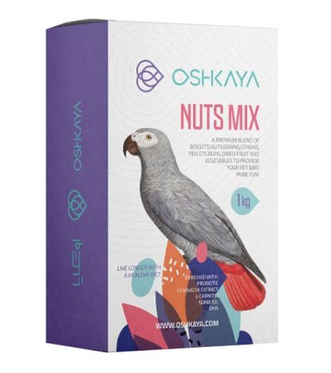 غذای آجیلی کاسکو و طوطی های بزرگ اوشکایا OSHKAYA Big Parrot Food