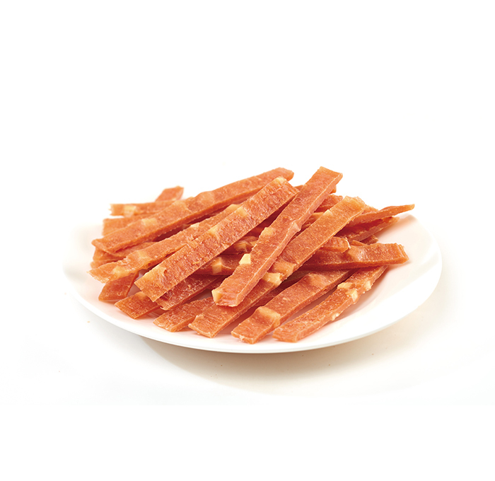 تشویقی سگ ونپی با طعم مرغ و پنیر Wanpy Soft Chicken Jerky & Cheese Slices