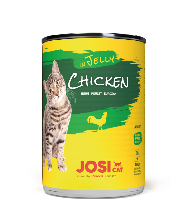 کنسرو گربه جوسی کت با طعم مرغ در ژله (JosiCat Chicken in Jelly)