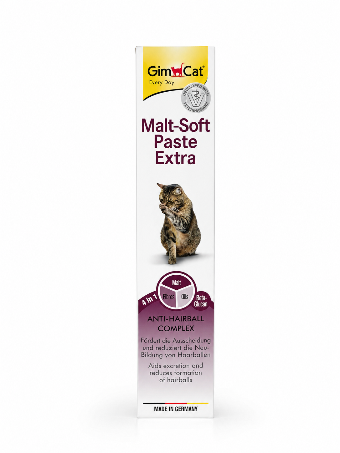 خمیر مالت گربه جیم کت Malt Soft Paste Extra ضد گلوله مویی