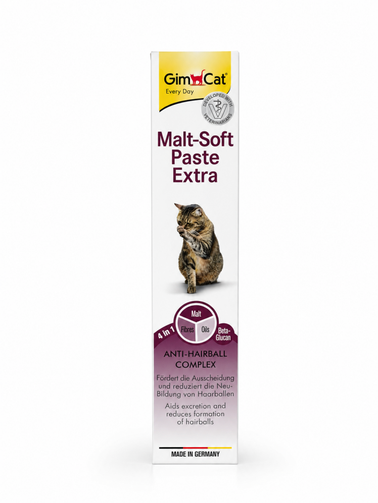 خمیر مالت گربه جیم کت Malt Soft Paste Extra ضد گلوله مویی