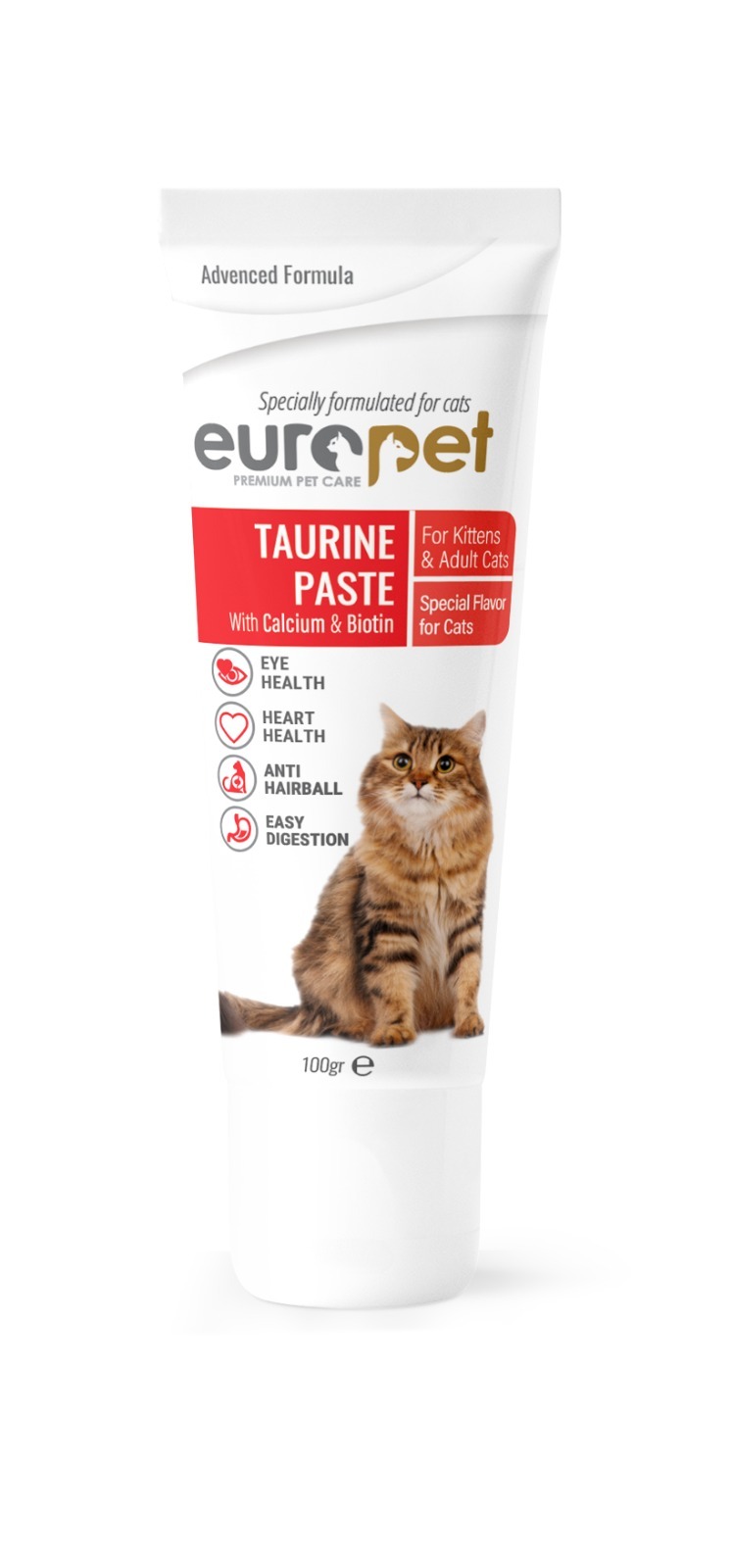  خمیر تورین گربه یوروپت Europet Taurine Paste Cat 
