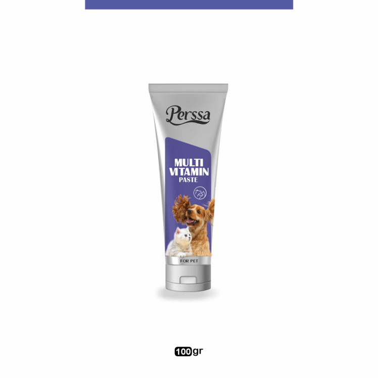 خمیر مولتی ویتامین سگ و گربه پرسا (Perssa Multivitamin Paste) 100 گرم