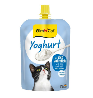  ماست مخصوص گربه با لاکتوز کاهش یافته GimCat Cat Yoghurt Healthy Cat Snack 