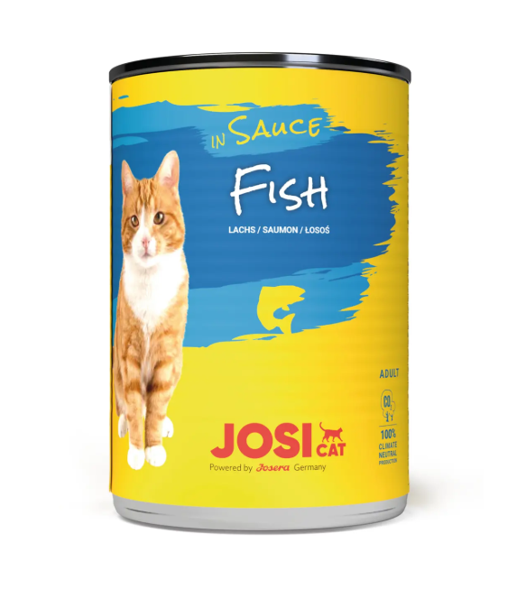 کنسرو گربه جوسی کت با طعم ماهی در سس (JosiCat Fish in Sauce)