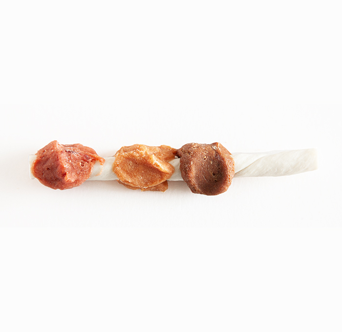  تشویقی سگ ونپی مدل Chewy Triple Chunk Kabobs وزن 100 گرم wanpy 