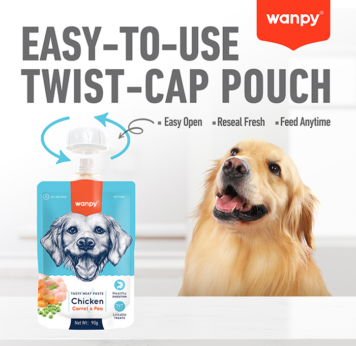 Wanpy Lamb Carrot Pea Meat Paste Dog