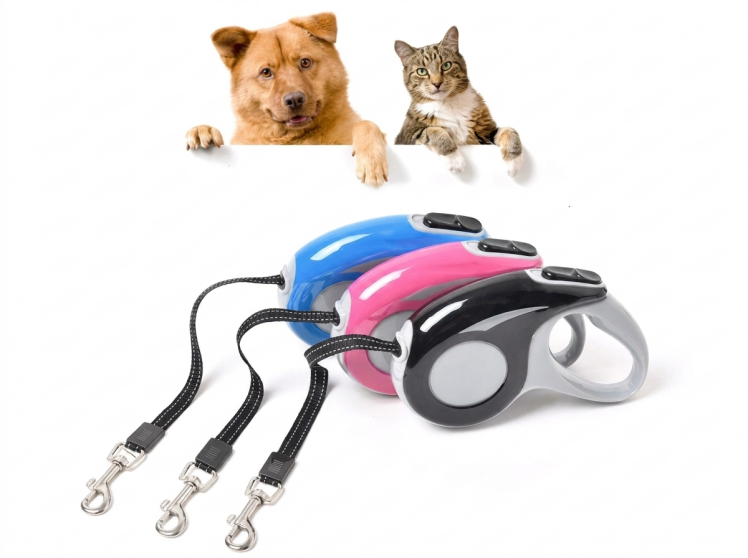 قلاده متری جمع‌شونده سگ مدل Retractable Dog Leash