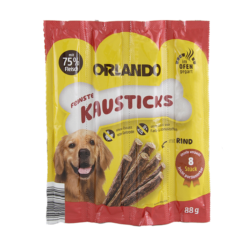 تشویقی مدادی سگ اورلاندو طعم گوشت پرندگان Orlando Dog Meaty Sticks Poultry