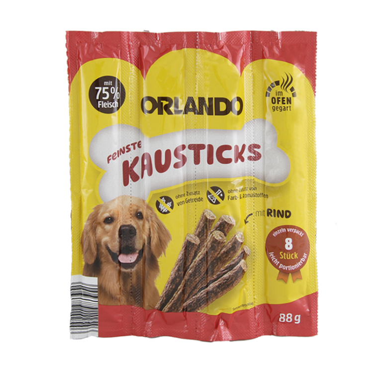 تشویقی مدادی سگ اورلاندو طعم گوشت پرندگان Orlando Dog Meaty Sticks Poultry