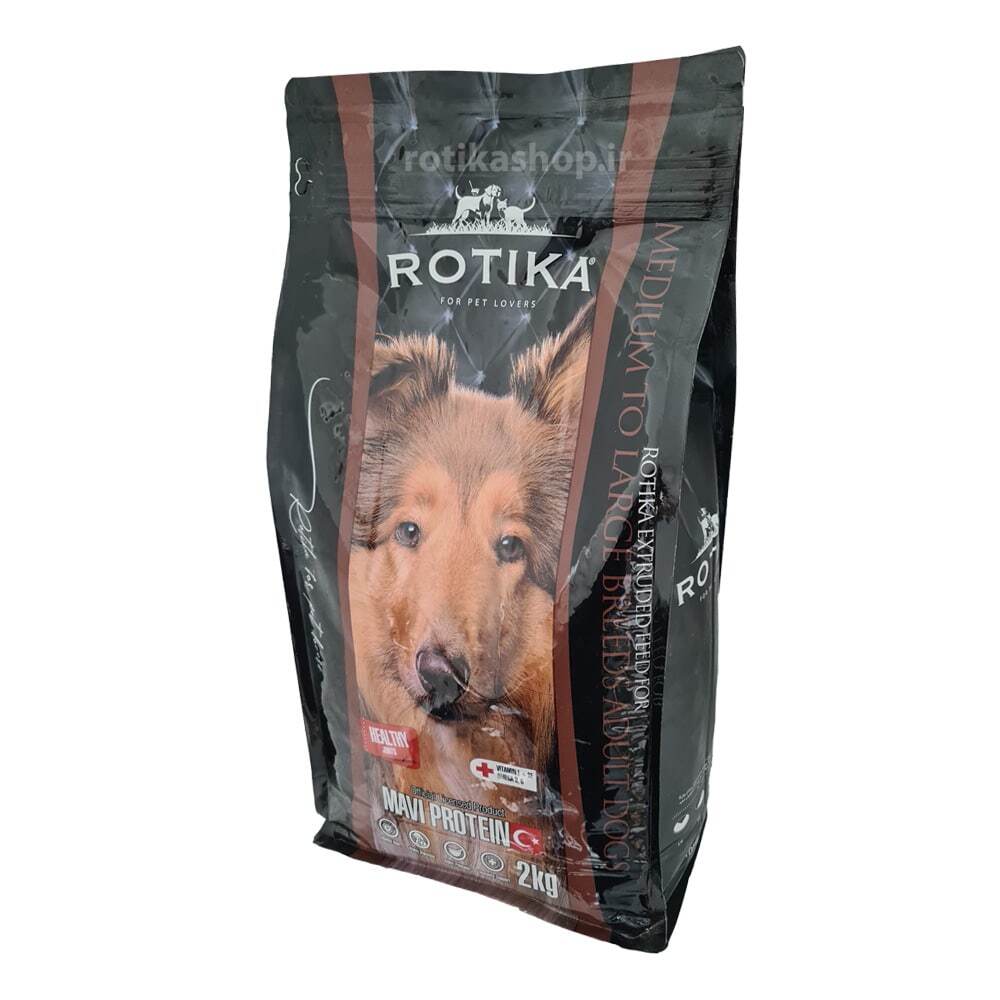  غذای خشک سگ روتیکا بالغ (ادالت) نژاد متوسط و بزرگ Dog Maxi Adult Rotika 