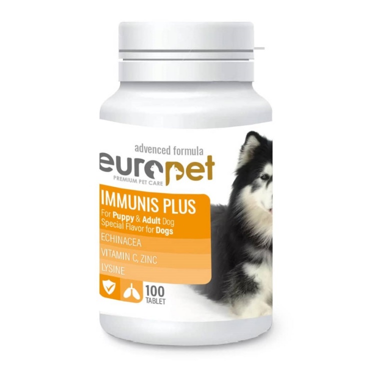 قرص ایمیونیس پلاس سگ یوروپت Europet Immunis Plus Dog