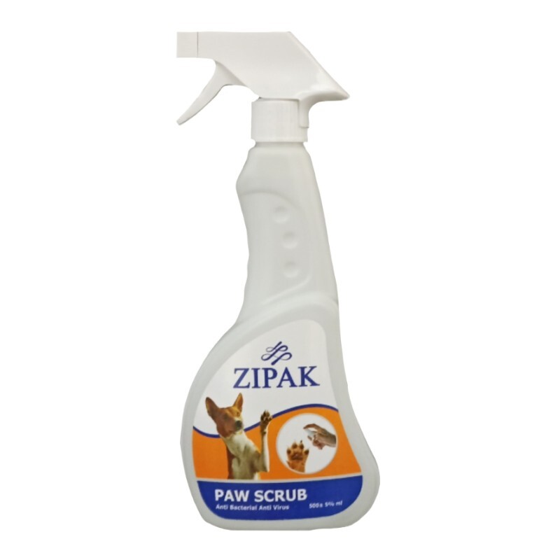  اسپری پاک‌کننده و ضدعفونی‌کننده پنجه زیپک (Zipak Paw Scrub) 250 میلی‌لیتر 