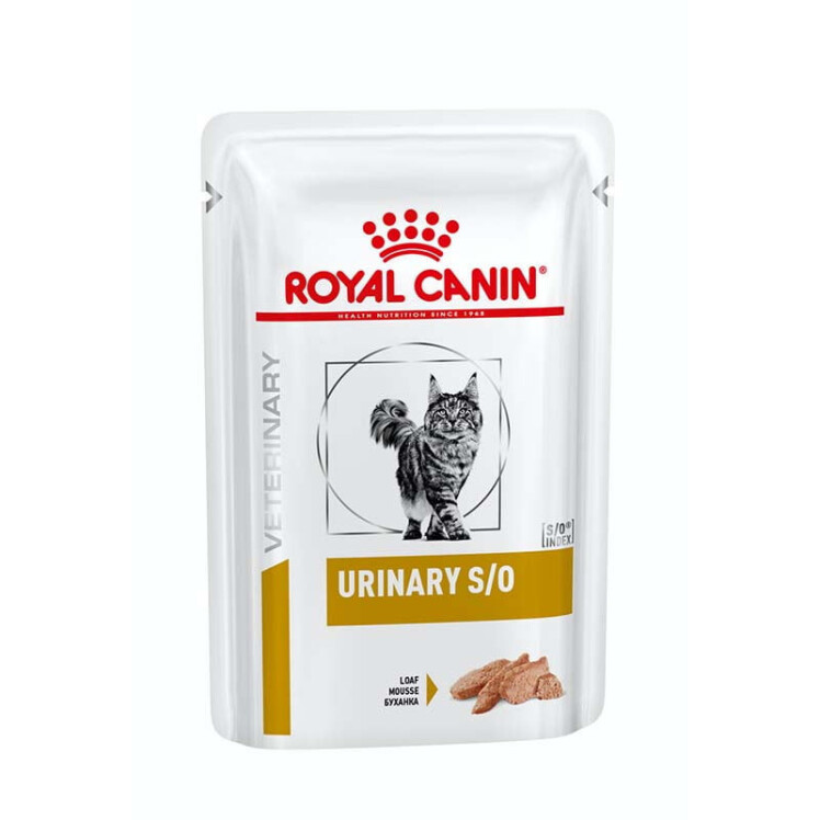 پوچ گربه رویال کنین مششکلات ادراری Urinary S/O Royal Canin Urinary S/O Wet Cat Food 85g