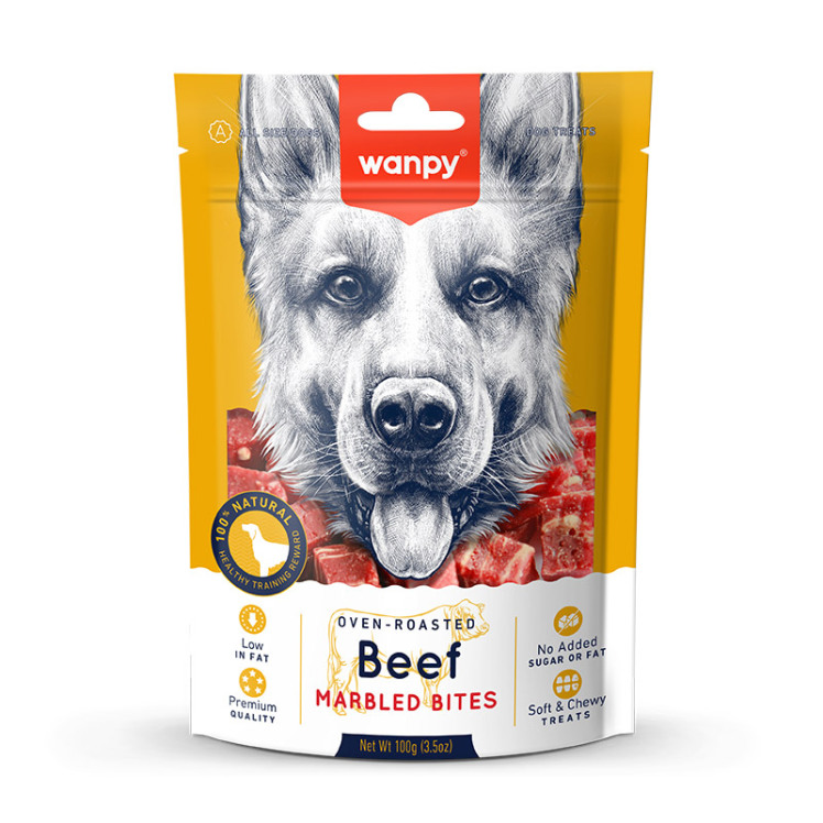 تشویقی سگ ونپی Marbled Beef Bites