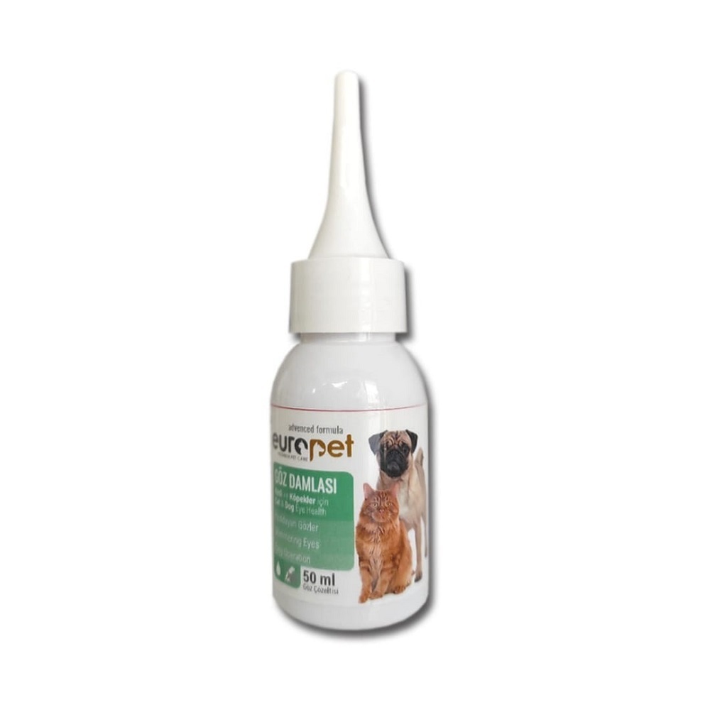  قطره پاک‌کننده و مراقبت از چشم سگ و گربه یوروپت مدل Eye Drops حجم 50 میلی‌لیتر 