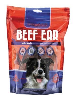 تشویقی سگ وگ اند بو مدل (گوش گاو) Beef Ear