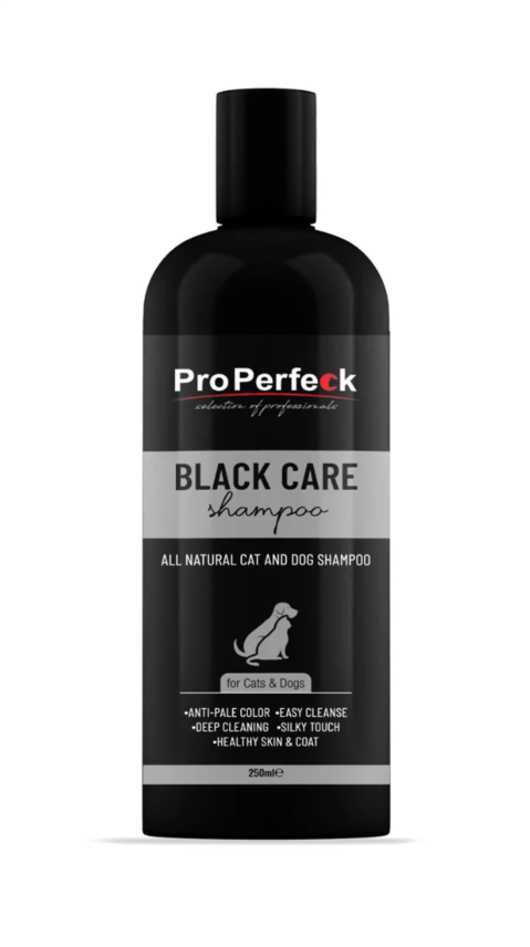  شامپو پروپرفک مخصوص سگ و گربه با موهای مشکی و تیره 250 میلی‌لیتر (Pro Perfeck Black Coat Care & Shine Shampoo) 