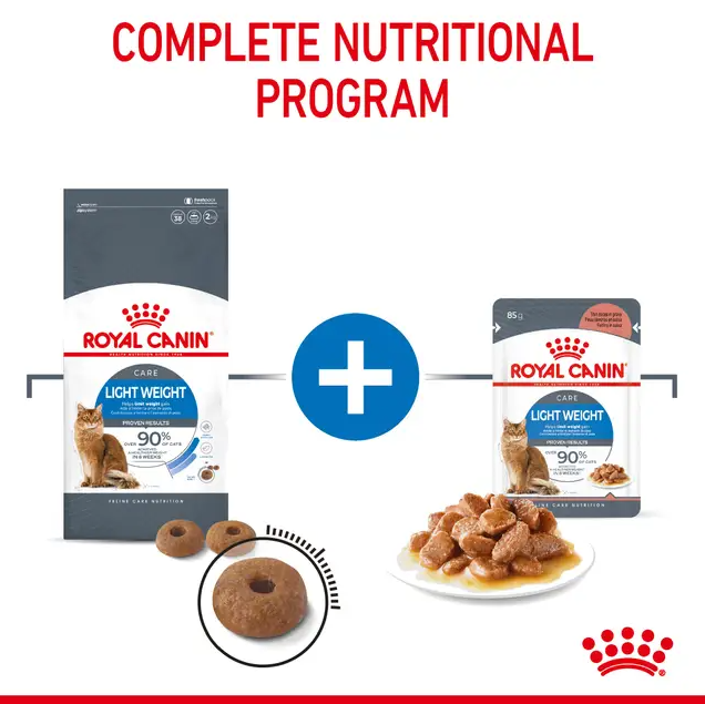  غذای خشک گربه رویال کنین لایت ویت کر (کنترل وزن) Royal Canin Light Weight Care Dry Cat Food 