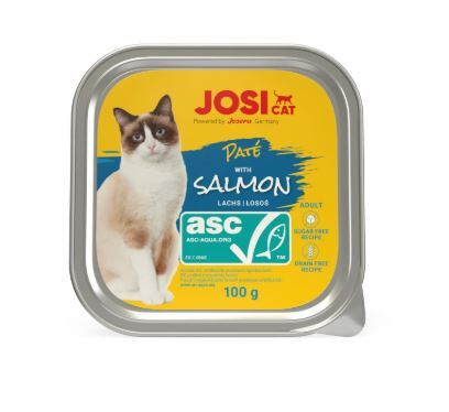 پوچ گربه جوسی کت پته با سالمون JosiCat Paté with ASC Salmon