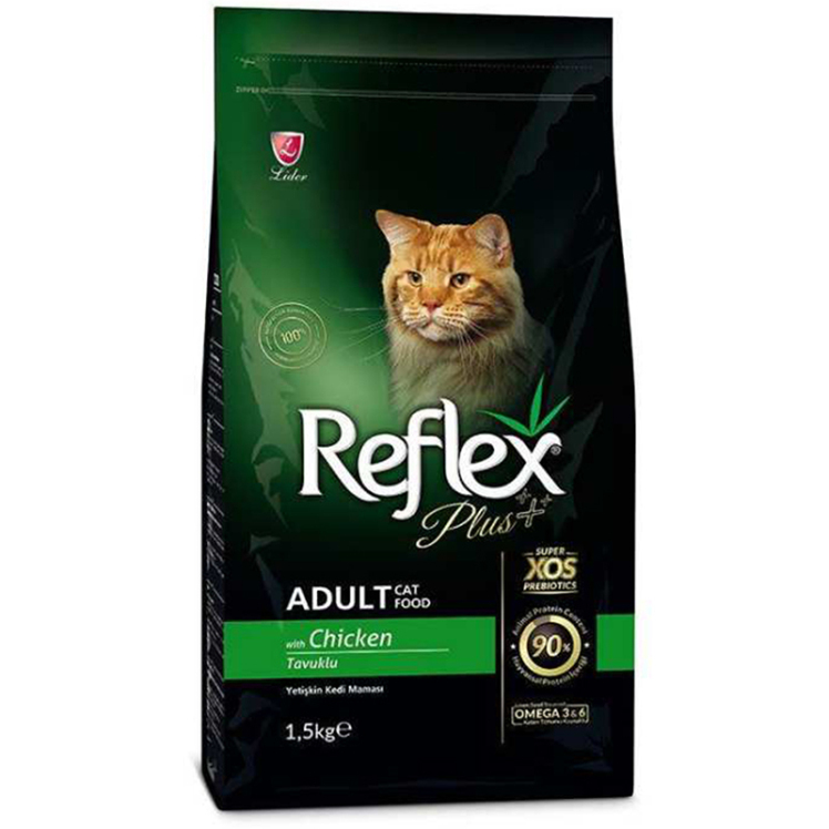 غذای خشک رفلکس پلاس گربه بالغ با طعم مرغ Reflex Plus Adult Cat Food Chicken