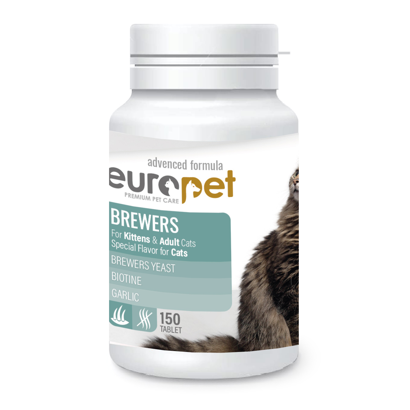  قرص مخمر آبجو یوروپت مخصوص گربه (Europet Brewers Cat) 