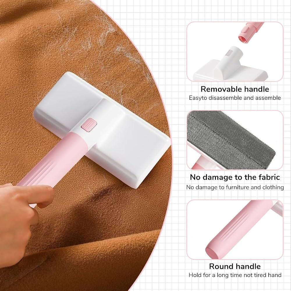  برس پرزگیر موی حیوانات Qpets مدل 2-Way Pet Hair Remover 